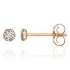 Boucles D'Oreilles "Idylle" Diamants 0,07/18