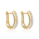 “Maya Creole” Diamond Earrings 0.15/58