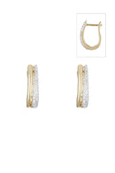 “Maya Creole” Diamond Earrings 0.15/58