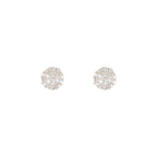 Boucles D'Oreilles "Round Stud" Diamants 0,02/14 - Or Jaune 375/1000