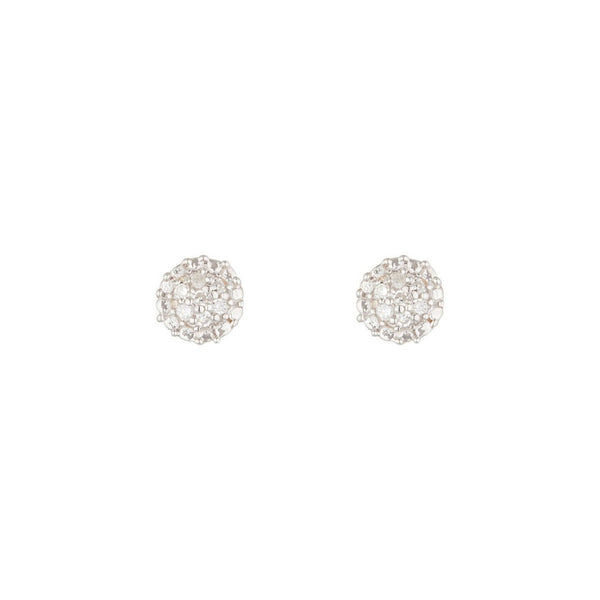 "Round Stud" Diamond Earrings 0.02/14 - 375/1000 Yellow Gold