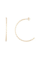 Boucles D'Oreilles "Créoles Joliesse" 4 Cm