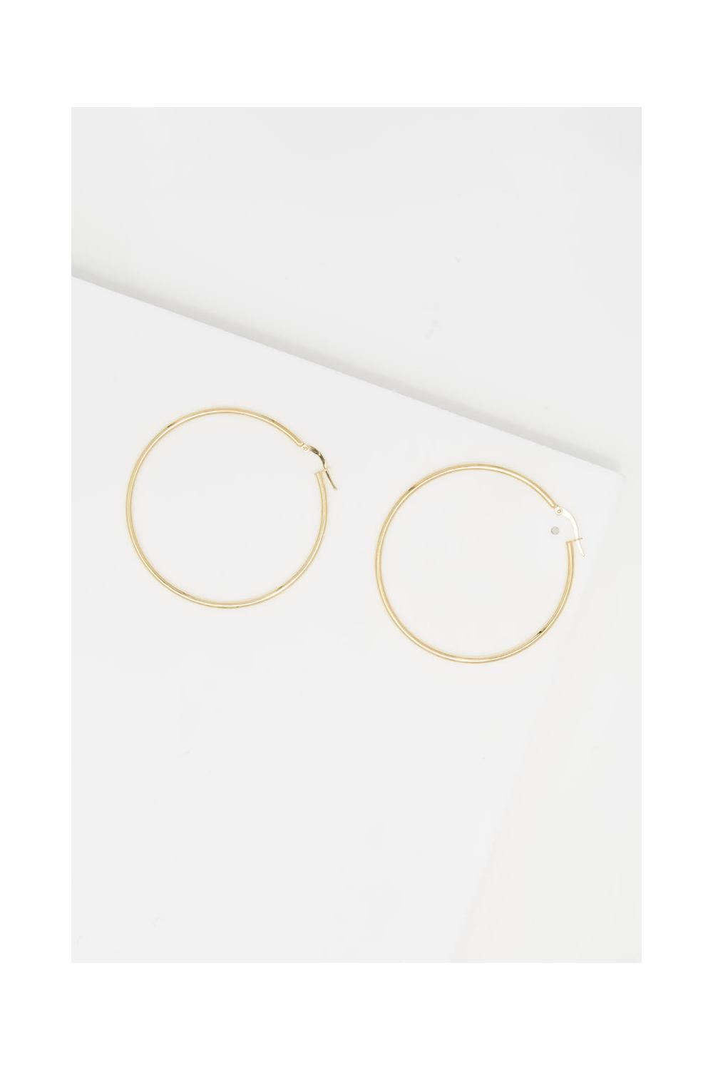 Santa Creole Earrings 50mm