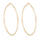 Boucles D'Oreilles "Créoles Santa" 50 Mm