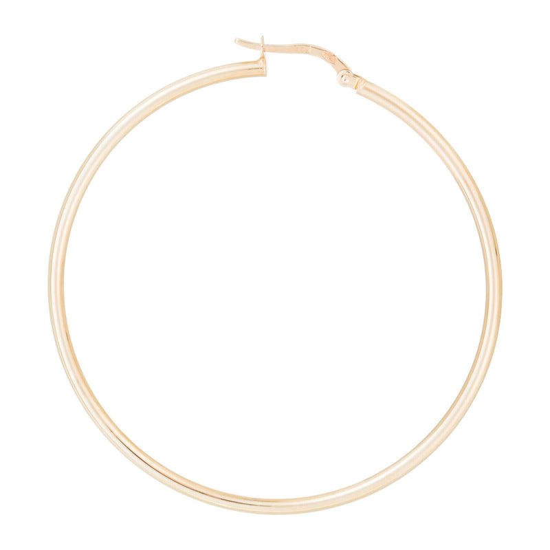 Boucles D'Oreilles "Créoles Santa" 50 Mm