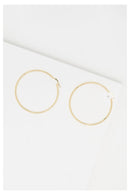 Boucles D'Oreilles "Créoles Santa" 50 Mm