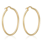 Créoles "Oro" - Diamètre 30 Mm Or Jaune 375/1000
