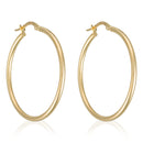 Créoles "Oro" - Diamètre 30 Mm Or Jaune 375/1000