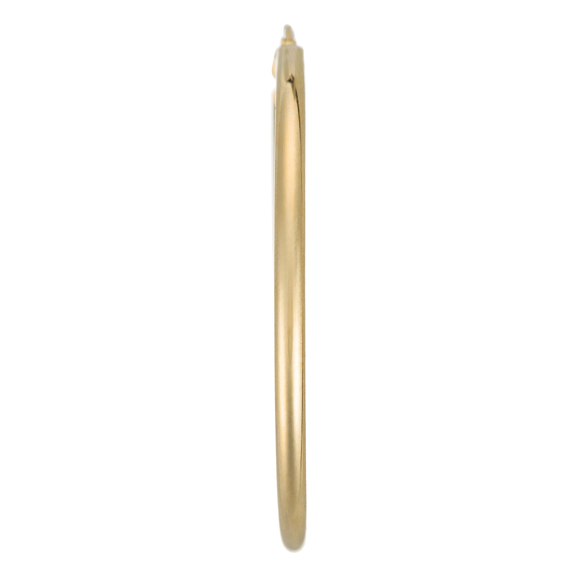 Créoles "Oro" - Diamètre 30 Mm Or Jaune 375/1000