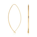 Boucles D'Oreilles "Créoles Edna" - 6 X 2,5 Cm