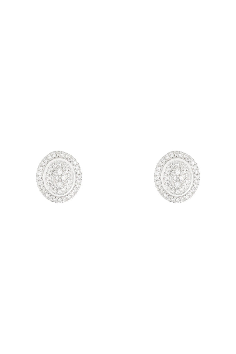 Earrings "Suprême" D0,20/104 - Gold Blanc 375/1000