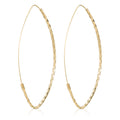 Boucles D'Oreilles "Créoles Goutte" 6*3 Cm Or Jaune
