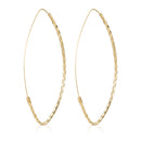 Boucles D'Oreilles "Créoles Goutte" - 6*3 Cm Or Jaune