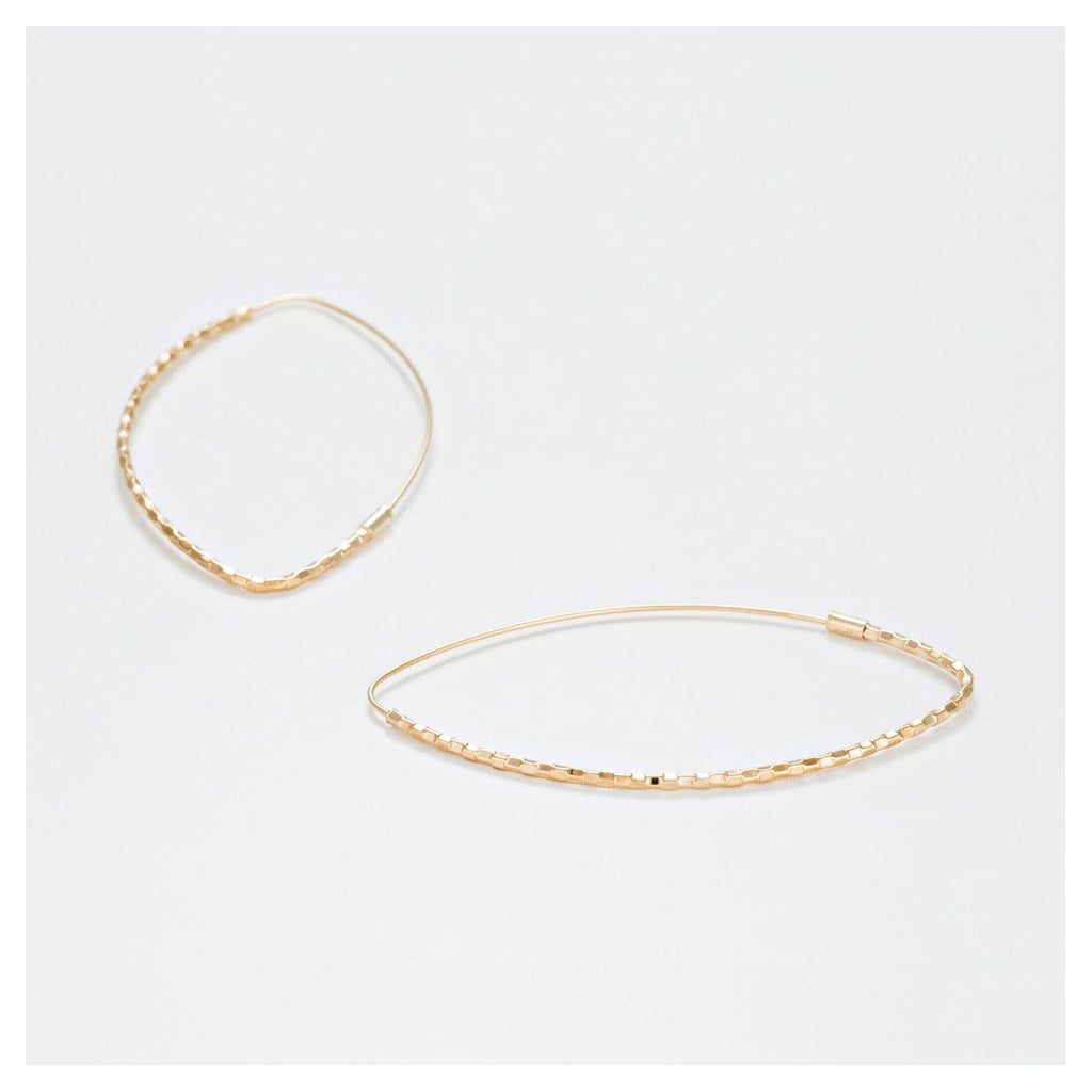 Pendientes “Gota Criolla” – Oro Amarillo 6*3 Cm