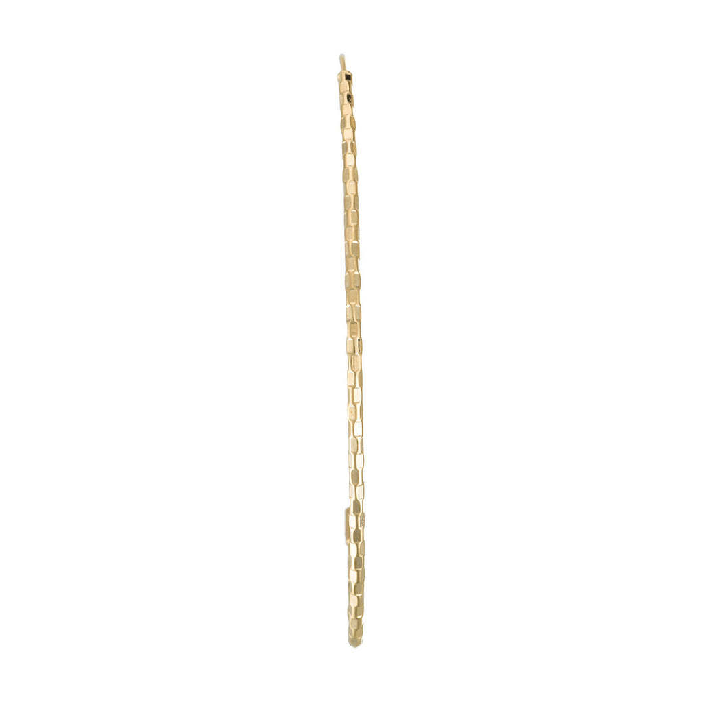“Creole Drop” Earrings 6*3 Cm Yellow Gold