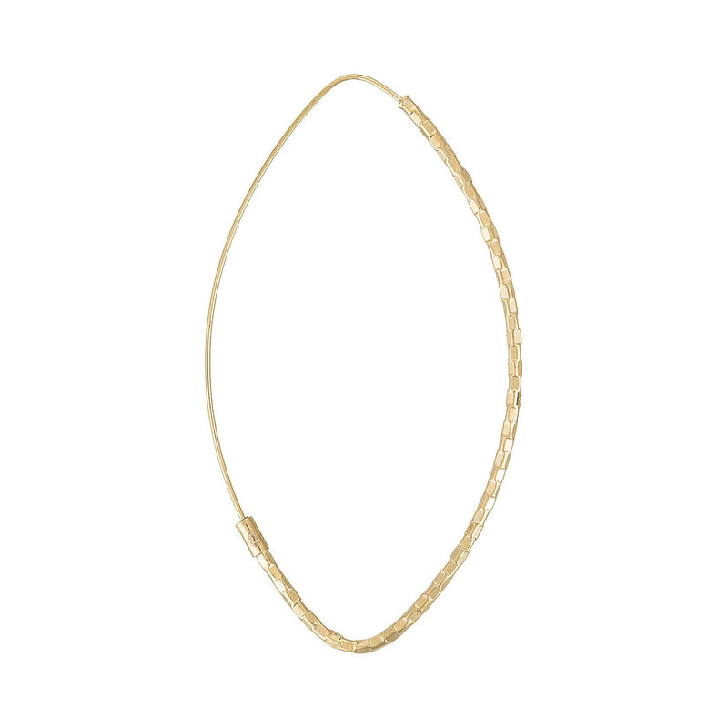 Boucles D'Oreilles "Créoles Goutte" - 6*3 Cm Or Jaune