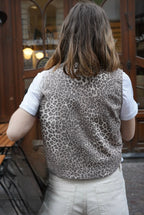 Raoul Leopard Sleeveless Top