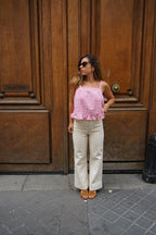 Top Callie Vichy Rose