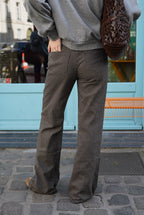 Victor Brown Stripe Trousers
