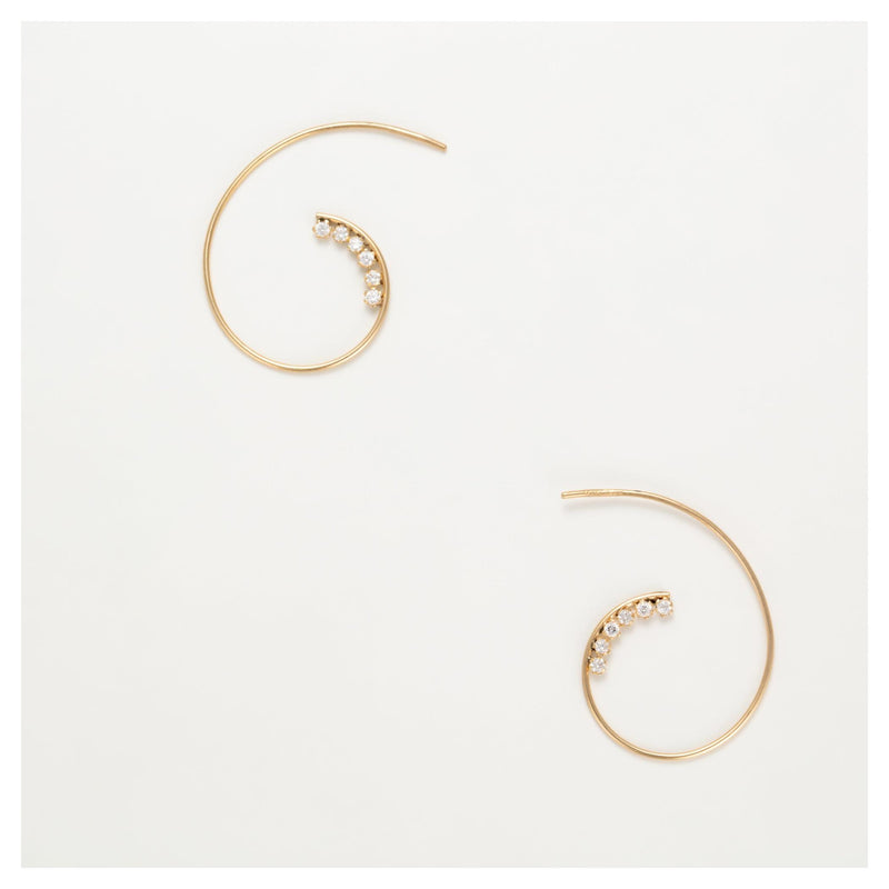 Boucles D'Oreilles "Brillantisme" Or Jaune 375/1000