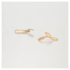 Pendientes “Hojas de Satén” – Oro Amarillo 375/1000