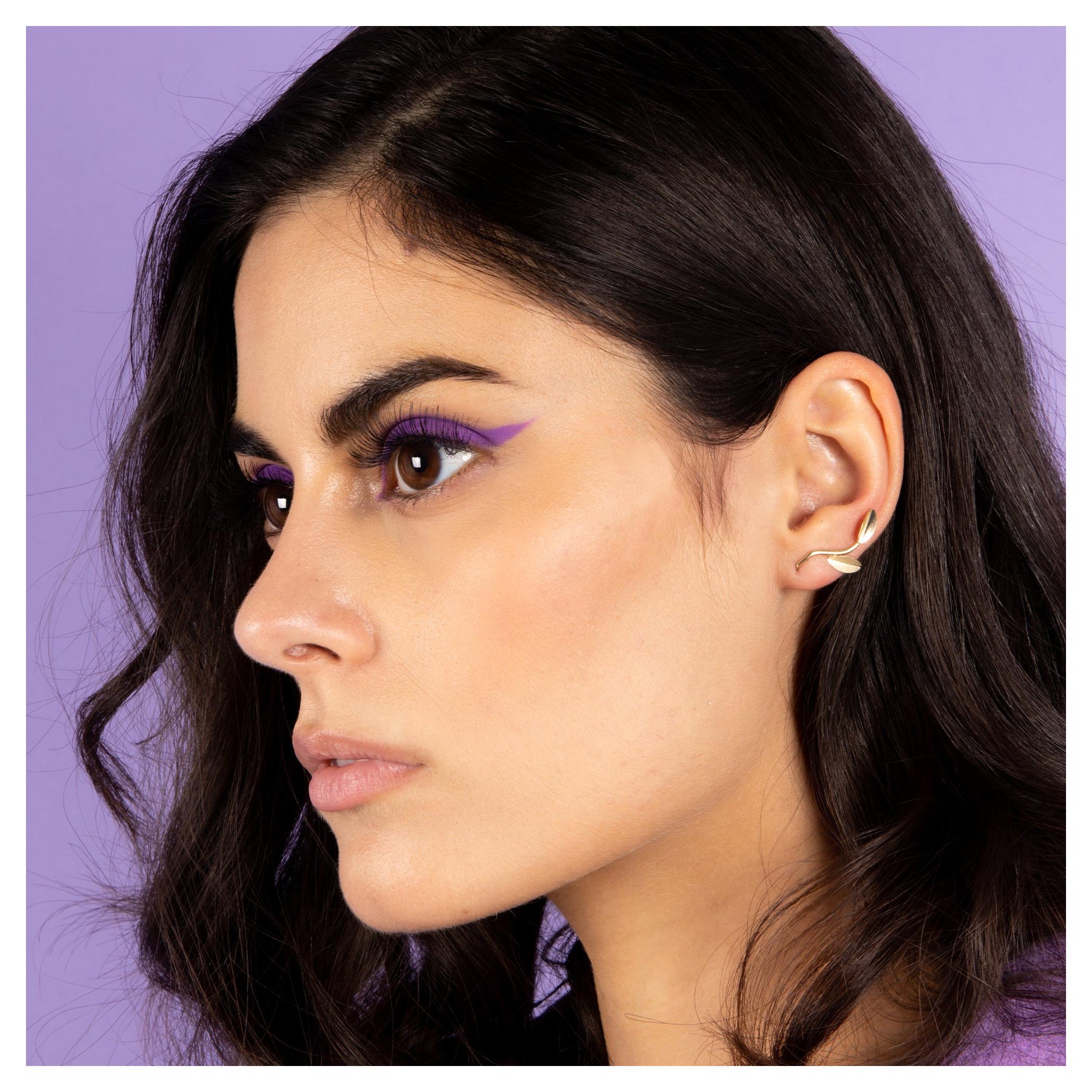 Pendientes “Hojas de Satén” – Oro Amarillo 375/1000