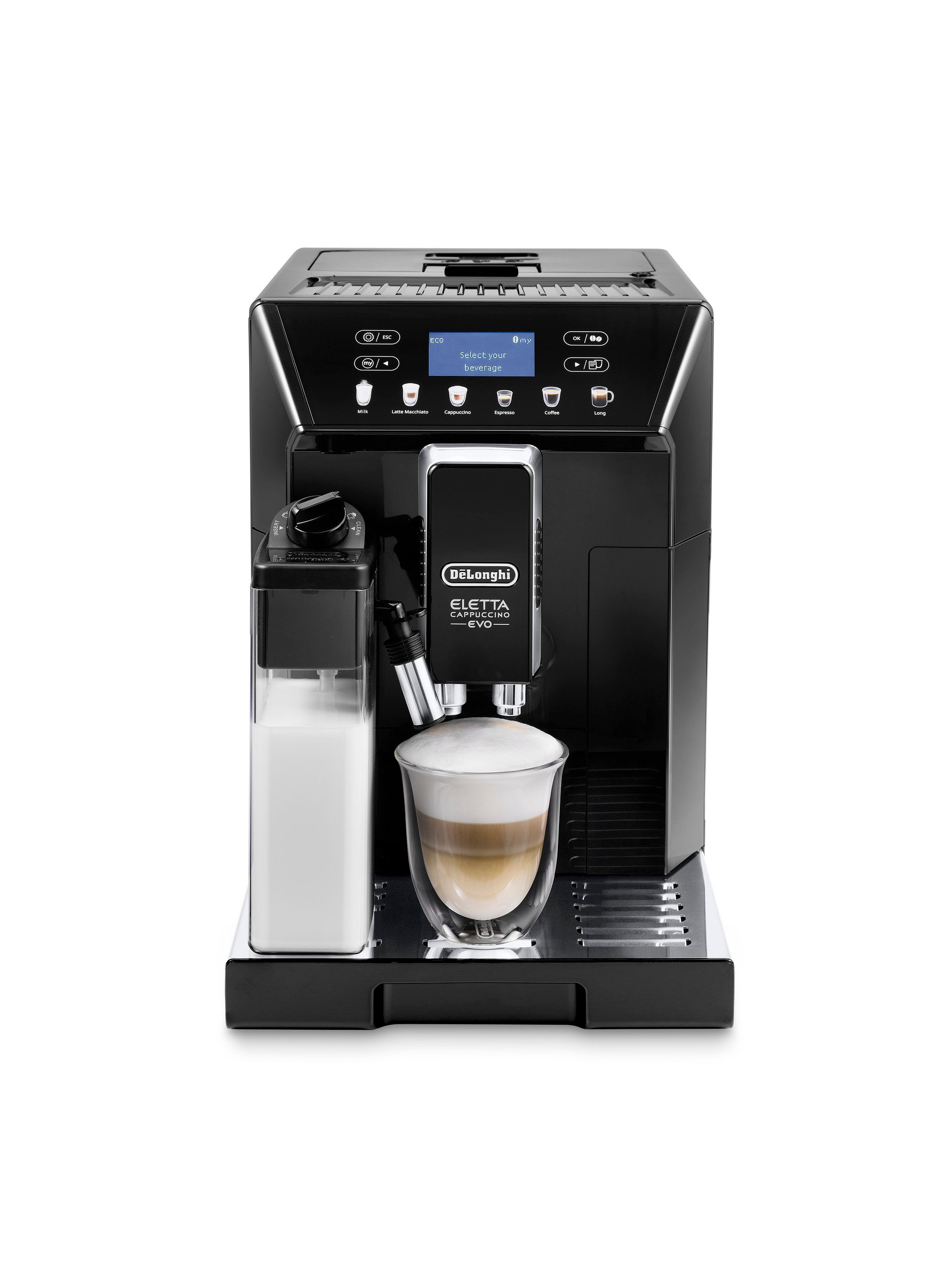 Eletta Cappuccino Evo - Noir
