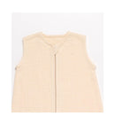 Gigoteuse D'Été Bébé En Double Gaze De Coton - Beige