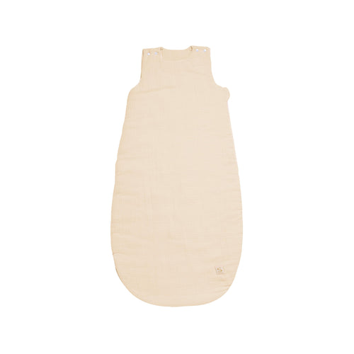 Gigoteuse Bébé Hiver En Double Gaze De Coton - Beige