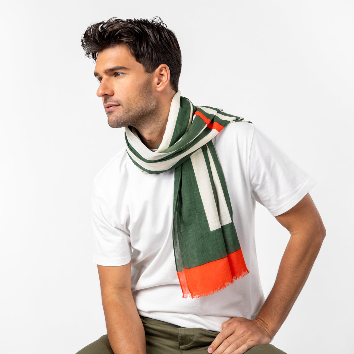 Foulard En 100% Coton Bio - Everglades