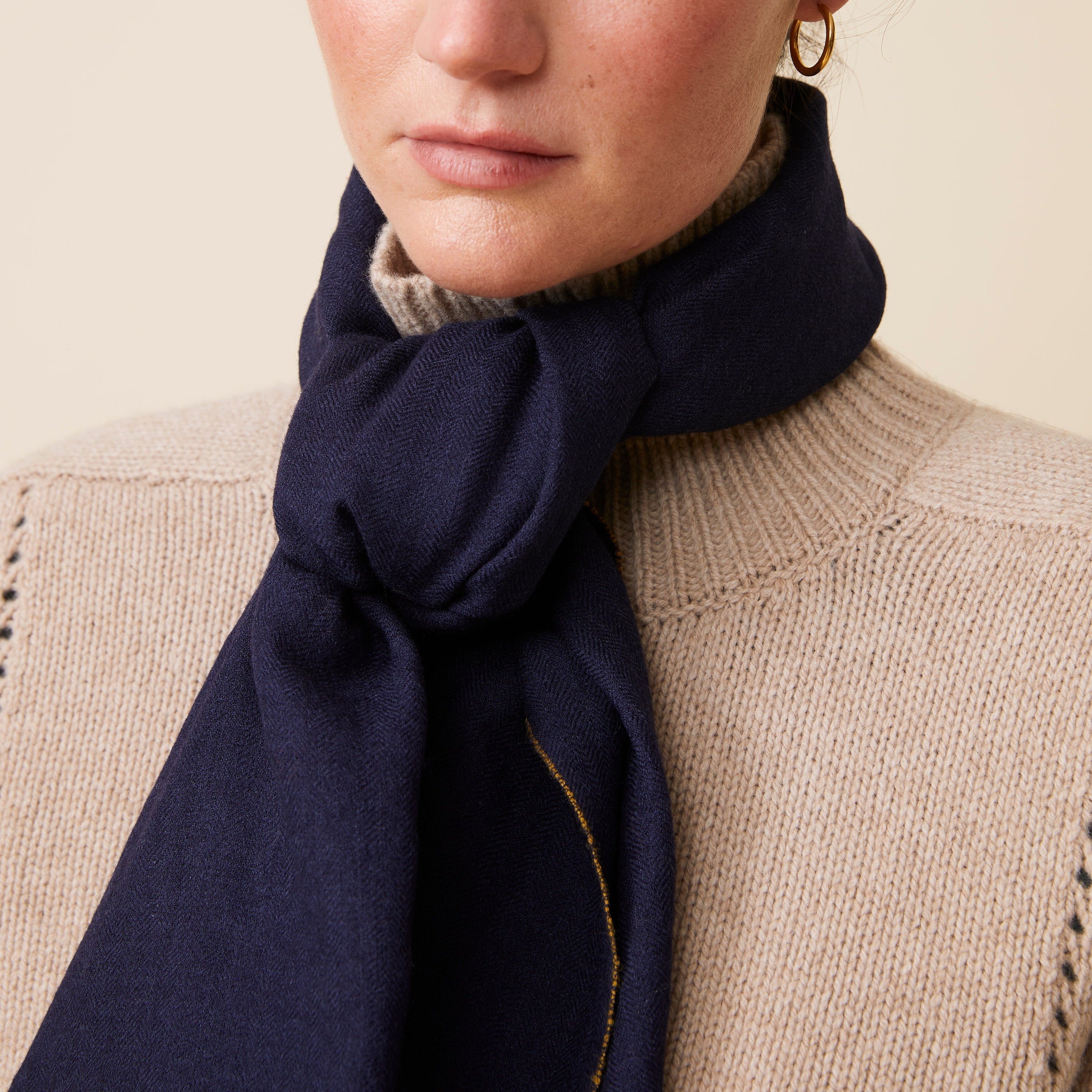 Echarpe N°100 - Navy Blue