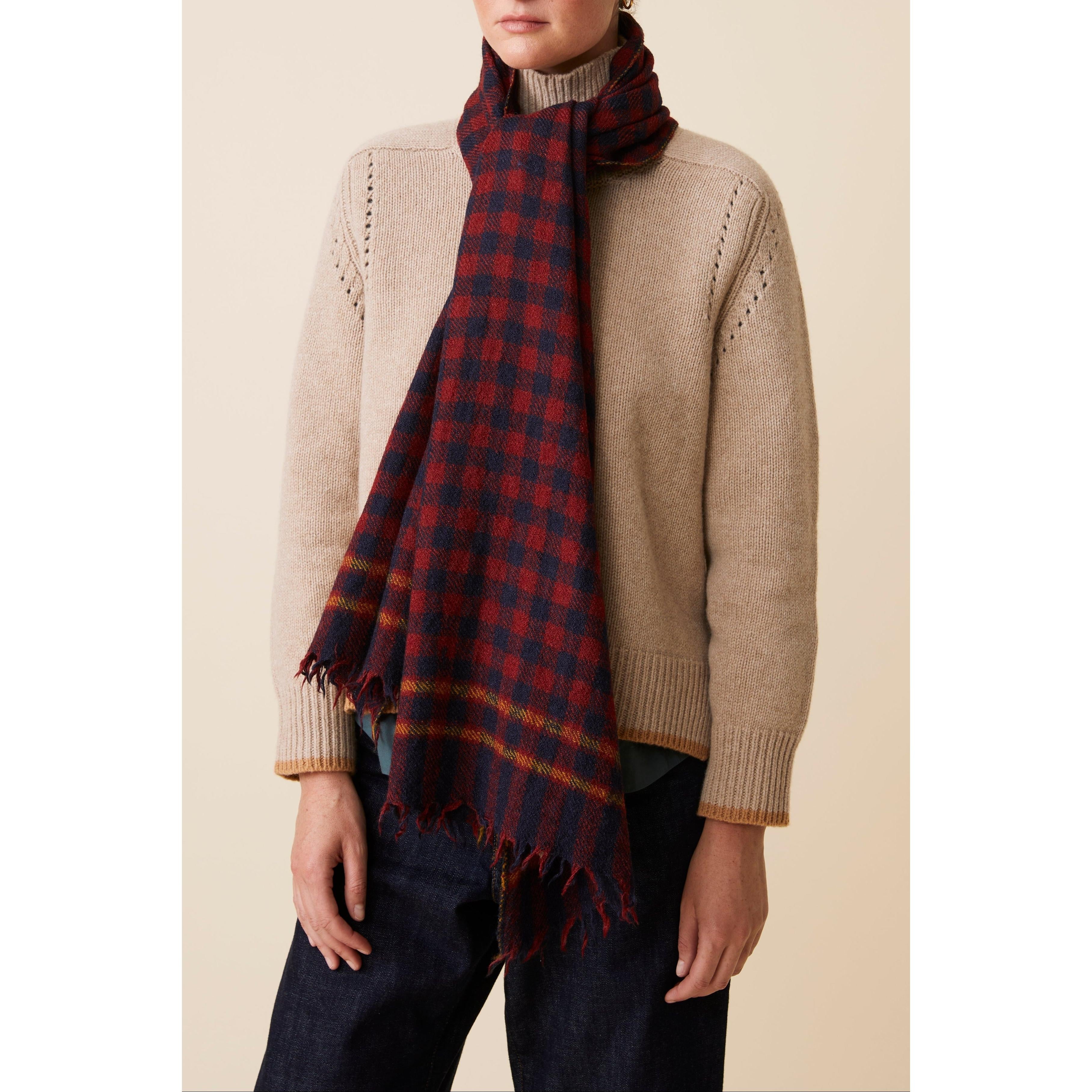 Scarf N°703 - Navy Blue