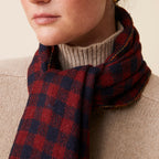 Scarf N°703 - Navy Blue