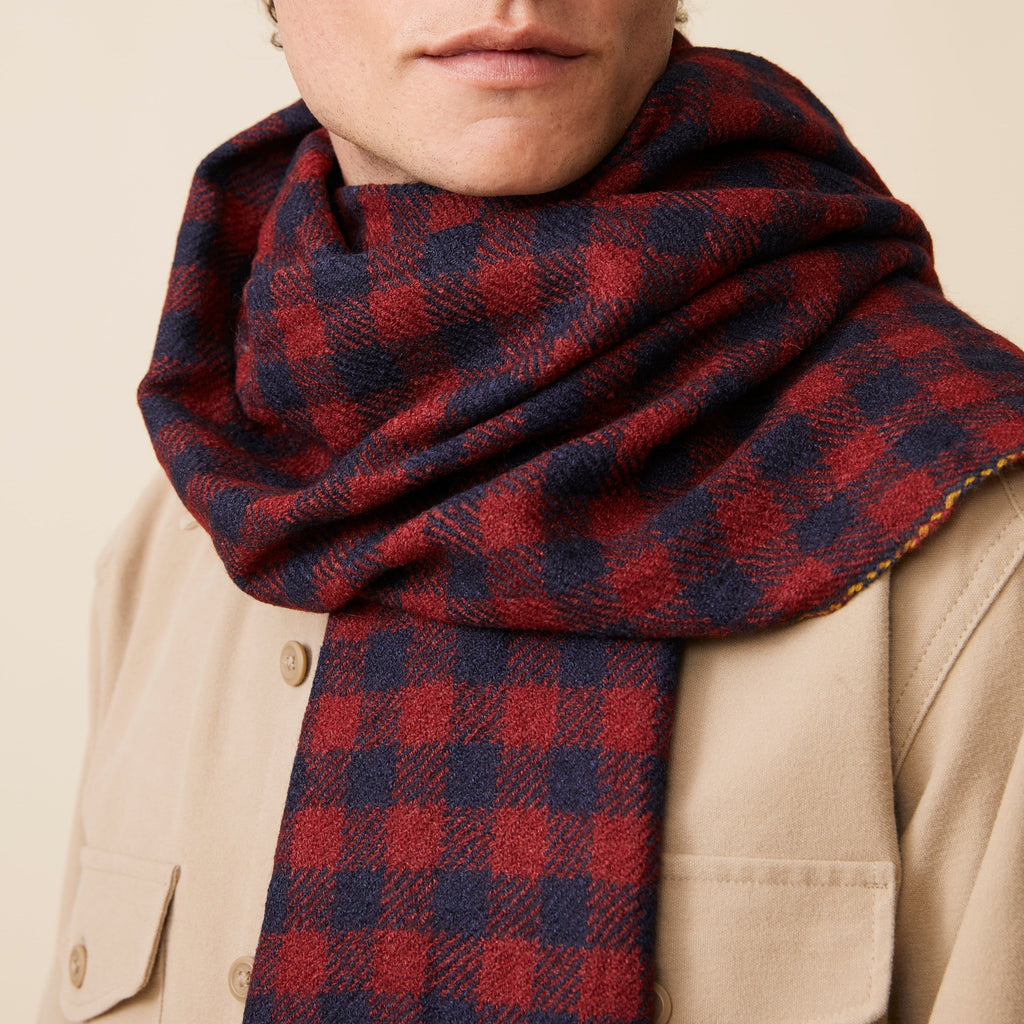 Scarf N°703 - Navy Blue