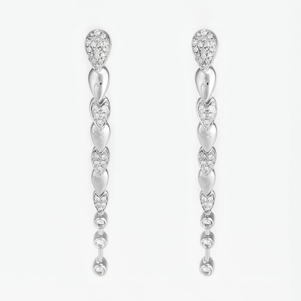 Boucles D'Oreilles "Cascade" D0,25/70