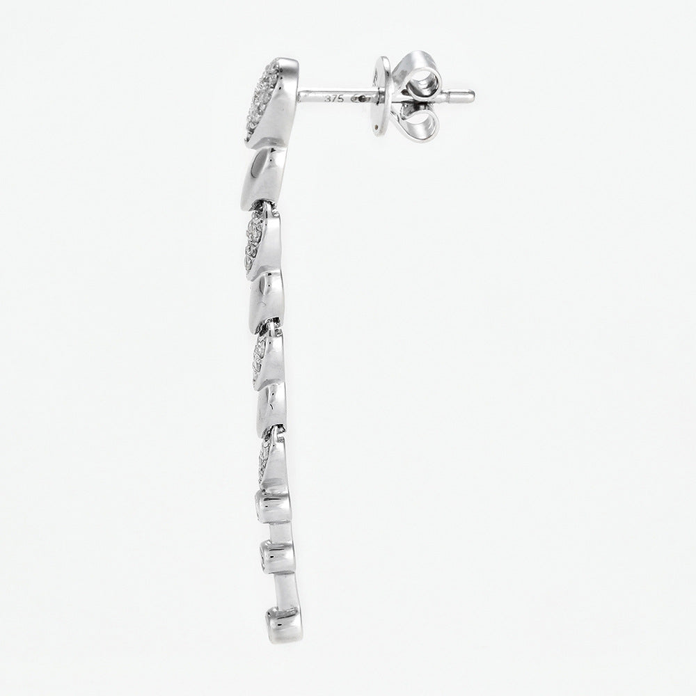 Boucles D'Oreilles "Cascade" D0,25/70