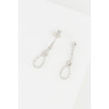 "Olympe" Earrings, D0,196/72 - 375/1000 White Gold