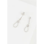 "Olympe" Earrings, D0,196/72 - 375/1000 White Gold