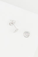 Boucles D'Oreilles "Simplicité" D0,01/2 - Or Blanc 375/1000