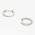 Boucles D'Oreilles "Sofia" D0,13/28 - Or Blanc 375/1000