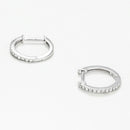 Boucles D'Oreilles "Sofia" Diamants 0,13/28 - Or Blanc 375/1000