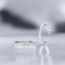Boucles D'Oreilles "Sofia" Diamants 0,13/28 - Or Blanc 375/1000