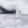Boucles D'Oreilles "Clélia" Diamants 0,27/60 - Or Blanc 375/1000