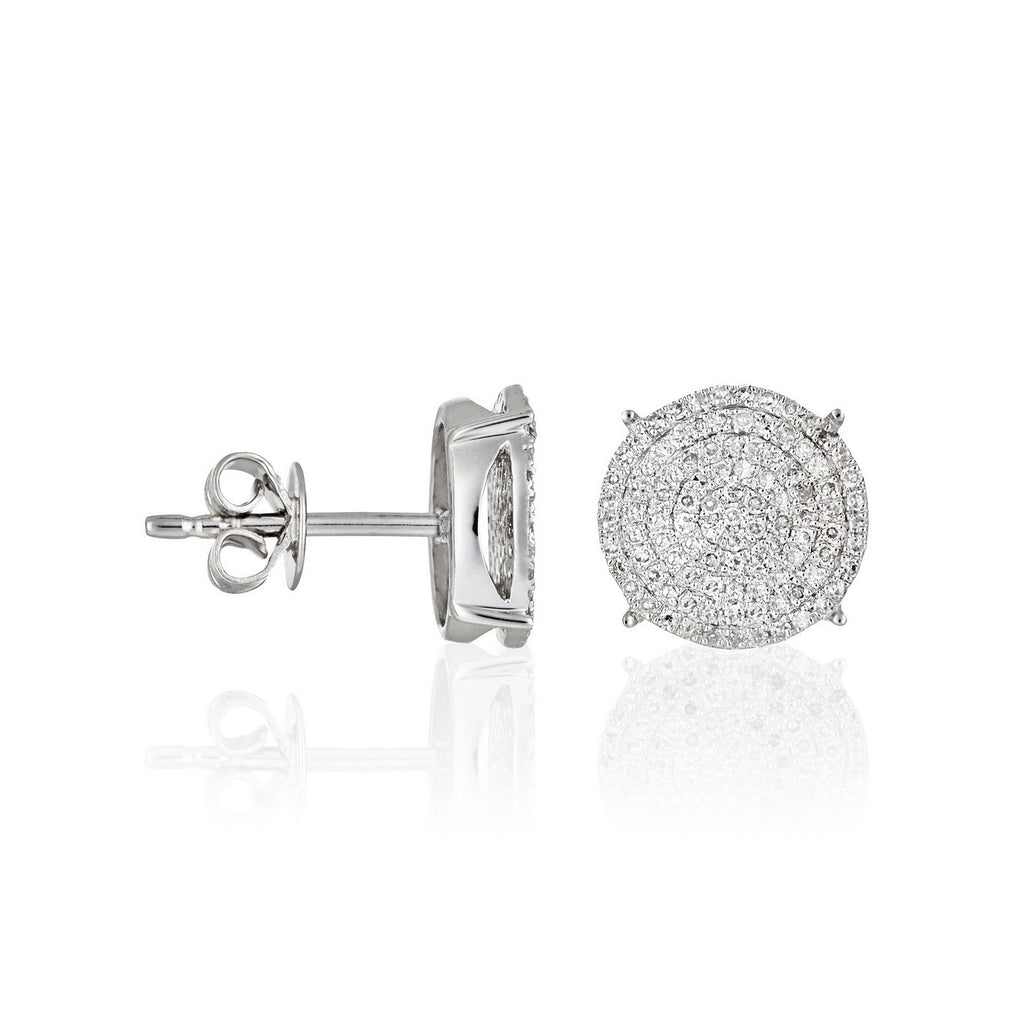 Boucles D'Oreilles "Sublissime" Diamants 0,45/200 - Or Blanc 375/1000