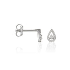 Pendientes "Naïa" D0.08/34 - Oro blanco 375/1000