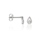 Boucles D'Oreilles "Naïa" D0,08/34 - Or Blanc 375/1000
