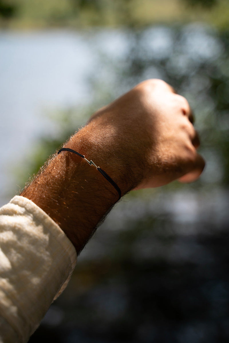 Bracelet Éclair Noir - Noir