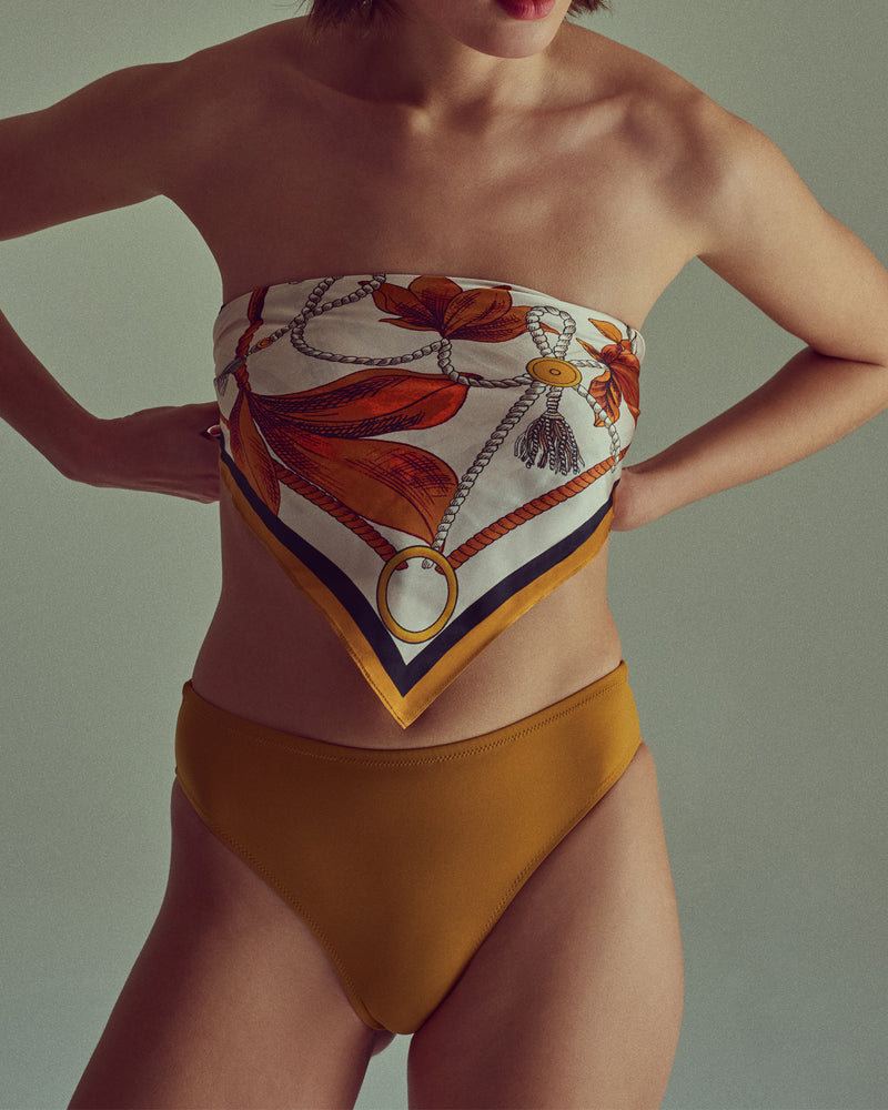 Culotte Taille Haute Eclipse - Mustard