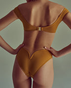 Eclipse High-Waisted Briefs - Mustard