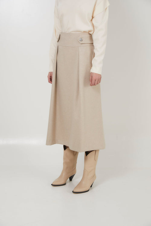 Jupe Autriche Flanelle Sable